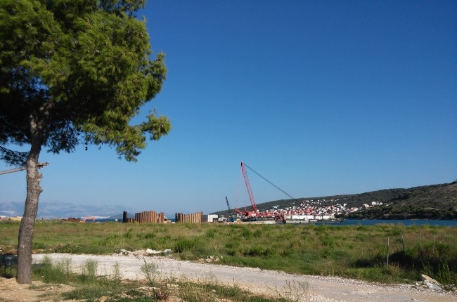 Nový most medzi Čiovom a Trogirom